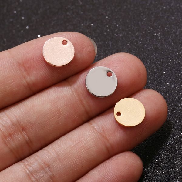 80pcs 304 из нержавеющей стали плоский круглый круг blank штамповка тэг подвески подвески 6мм / 8мм / 10мм для изготовления ювелирных издели, Silver
80pcs 304 из нержавеющей стали плоский круглый круг blank штамповка тэг подвески подвески 6мм / 8мм / 10мм для изготовления ювелирных издели, Silver