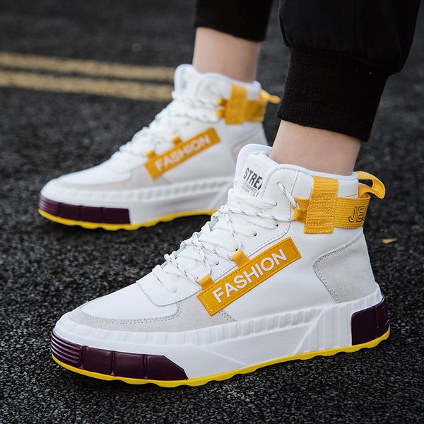 popular men's high shoes in autumn and winter 2019 fashion hip hop hip hop dance board shoes korean casual, Black
popular men's high shoes in autumn and winter 2019 fashion hip hop hip hop dance board shoes korean casual, Black
