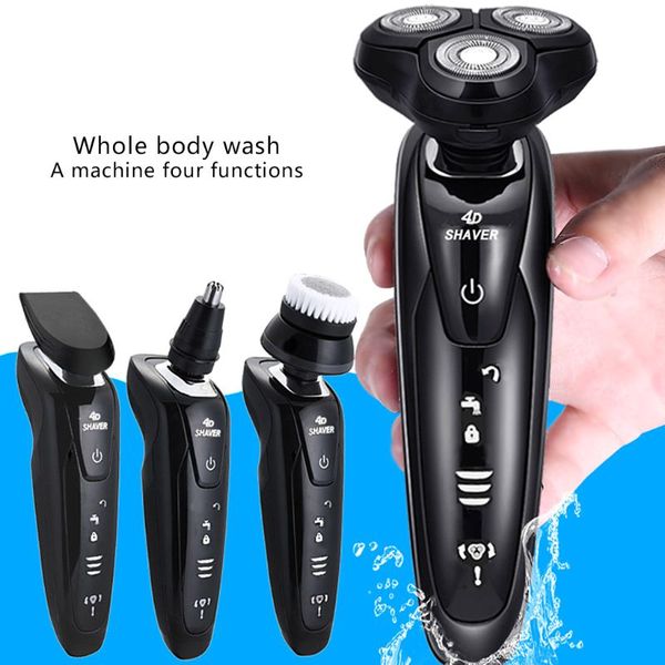 4d rotary wet dry electric shaver multi-function men usb car charging body wash razor nose hair trimming beard knife home travel
4d rotary wet dry electric shaver multi-function men usb car charging body wash razor nose hair trimming beard knife home travel