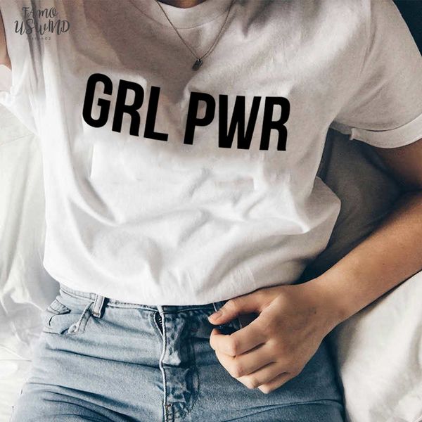 grl pwr tee girl power t shirt feminist sassy female girl women tumblr quotes tee shirt summer flutter sleeve casual shirt, White
grl pwr tee girl power t shirt feminist sassy female girl women tumblr quotes tee shirt summer flutter sleeve casual shirt, White