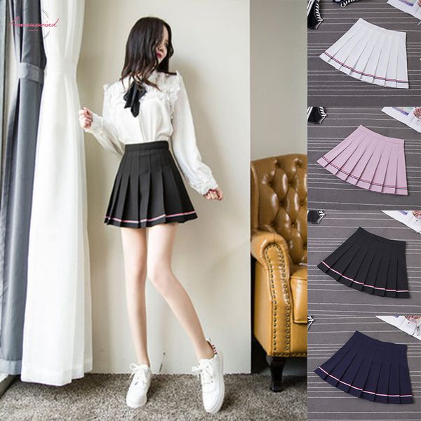 college pleat skirt harajuku preppy style plaid skirts mini cute japanese school uniforms ladies jupe kawaii skirt saia faldas, Black
college pleat skirt harajuku preppy style plaid skirts mini cute japanese school uniforms ladies jupe kawaii skirt saia faldas, Black