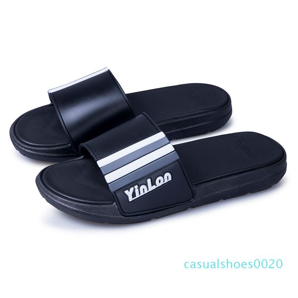 men summer slippers home soft breathable flat slides non-slip indoor bathroom slippers comfy sandals beach water shoes c20, Black
men summer slippers home soft breathable flat slides non-slip indoor bathroom slippers comfy sandals beach water shoes c20, Black