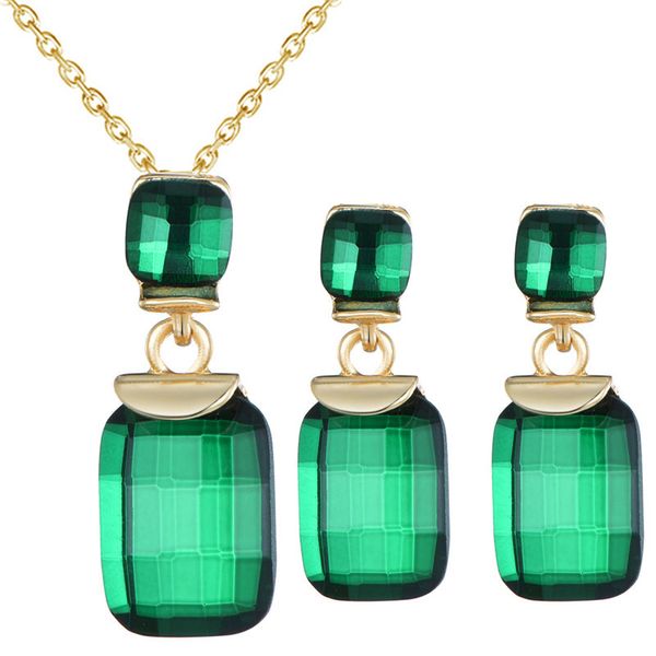 austrian square necklace earrings crystal jewelry set jewelry for female gift 80019, Silver
austrian square necklace earrings crystal jewelry set jewelry for female gift 80019, Silver