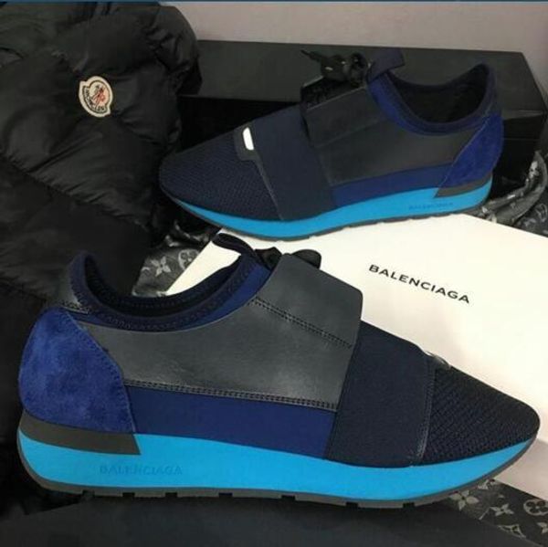 Новый дизайнер мода женщина мужчина повседневная обувь плоская кожа сетки лоскутное тренер мода унисекс канье запад пара обувь
Новый дизайнер мода женщина мужчина повседневная обувь плоская кожа сетки лоскутное тренер мода унисекс канье запад пара обувь