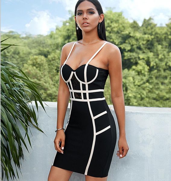 2020 новый летний bodycon бандажное платье женщины сексуальная спагетти ремень рукавов клуб кружевное платье знаменитости вечернее платье па, Black
2020 новый летний bodycon бандажное платье женщины сексуальная спагетти ремень рукавов клуб кружевное платье знаменитости вечернее платье па, Black