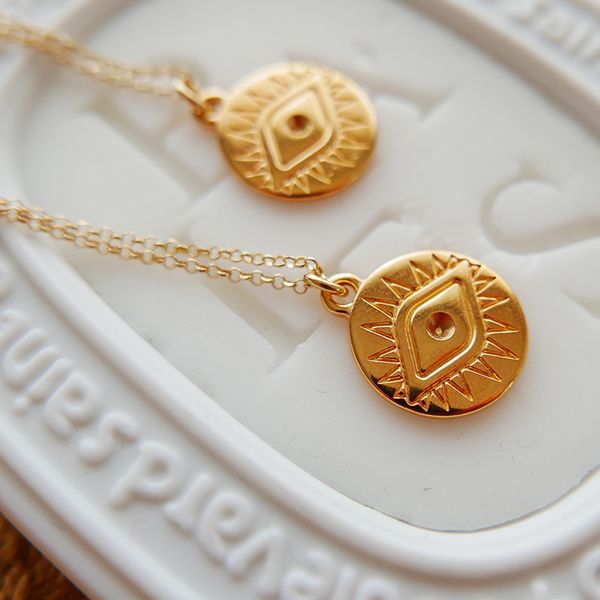 gold color eye coin necklace women long chain alloy turkish eye pendant necklaces trendy round disc layered collier choker neck, Silver
gold color eye coin necklace women long chain alloy turkish eye pendant necklaces trendy round disc layered collier choker neck, Silver