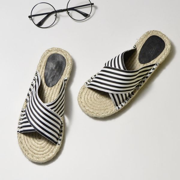 farmhouse style jute sole women slippers leisure slides 2019 summer flat heel ladies slippers holiday, Black
farmhouse style jute sole women slippers leisure slides 2019 summer flat heel ladies slippers holiday, Black