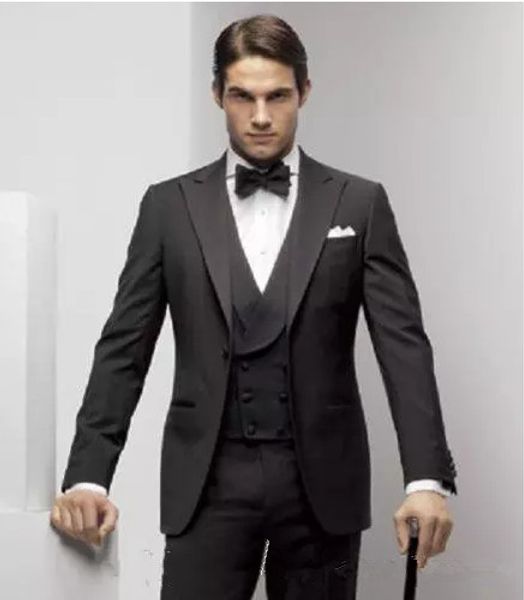 classic peak lapel wedding tuxedos slim fit suits for men groomsmen suit three pieces prom formal suits (jacket+pants+vest+tie) 641, Black;gray
classic peak lapel wedding tuxedos slim fit suits for men groomsmen suit three pieces prom formal suits (jacket+pants+vest+tie) 641, Black;gray