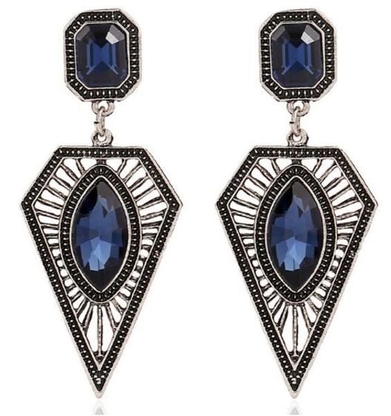 new european and american vogue is joker restore ancient ways exaggerated crystal gem triangular ear nail vogue is classic and delicate, Silver
new european and american vogue is joker restore ancient ways exaggerated crystal gem triangular ear nail vogue is classic and delicate, Silver