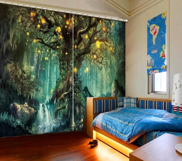 customize fantasy forest curtains for bedroom living room curtain 3d stereoscopic curtains
customize fantasy forest curtains for bedroom living room curtain 3d stereoscopic curtains