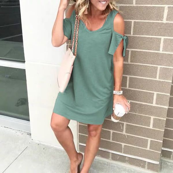 summer 2019 european and american women's clothing new fashion slim bare shoulder solid color dress, Black;gray
summer 2019 european and american women's clothing new fashion slim bare shoulder solid color dress, Black;gray