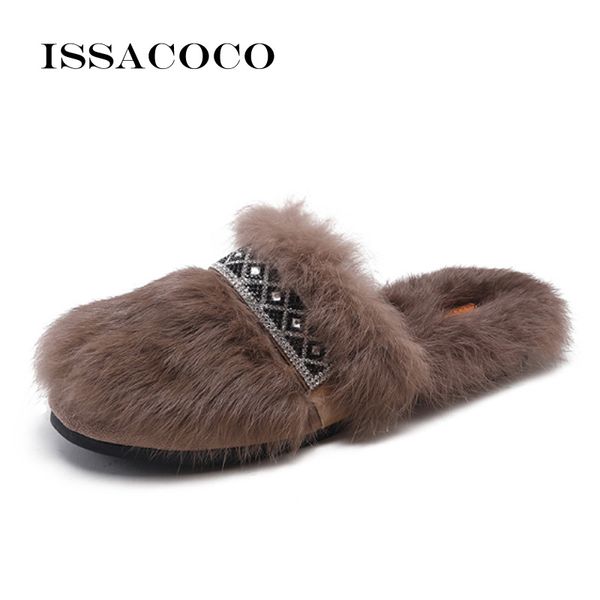 issacoco women winter furry slides home slippers fashion diamond shiny fur slippers fur warm non-slip flat soft flat shoes, Black
issacoco women winter furry slides home slippers fashion diamond shiny fur slippers fur warm non-slip flat soft flat shoes, Black