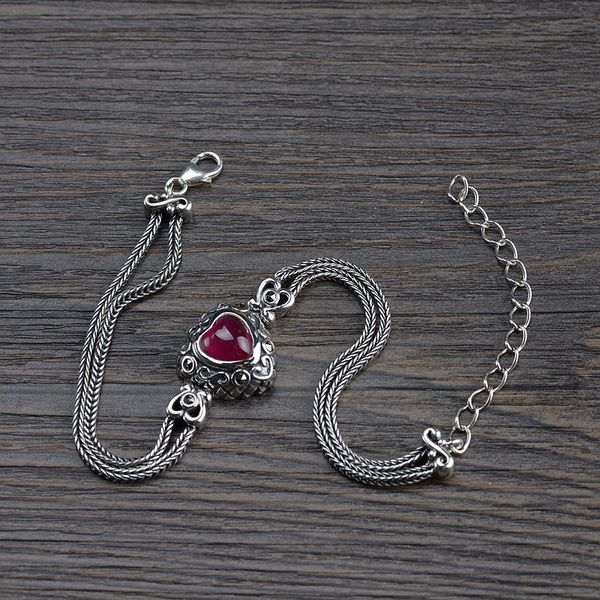 genuine 925 sterling silver braided chain bracelets for women heart charm personalized bracelets armbanden voor vrouwen, Black
genuine 925 sterling silver braided chain bracelets for women heart charm personalized bracelets armbanden voor vrouwen, Black