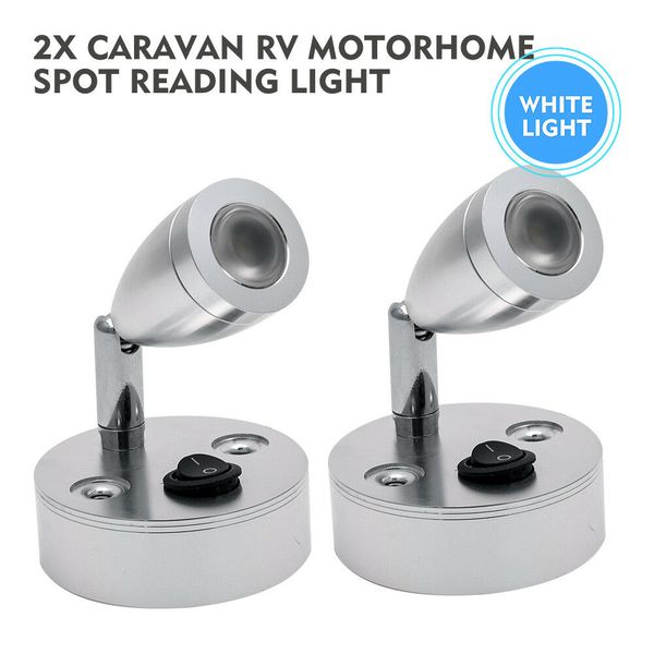 2x12v switched led spot reading switch light bedside lapcaravan boat rv lamp white light 600k
2x12v switched led spot reading switch light bedside lapcaravan boat rv lamp white light 600k