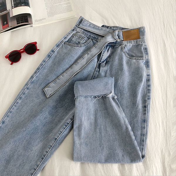 2020 new fashion high waist hip denim pants loose causal burr pocket trouser spring new 2020 wild harem pantalones, Blue
2020 new fashion high waist hip denim pants loose causal burr pocket trouser spring new 2020 wild harem pantalones, Blue