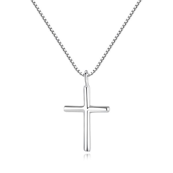 classic cross necklaces for christian women 925 silver white plating minimalism sterling pendant necklace 40cm+5cm drop sp233
classic cross necklaces for christian women 925 silver white plating minimalism sterling pendant necklace 40cm+5cm drop sp233