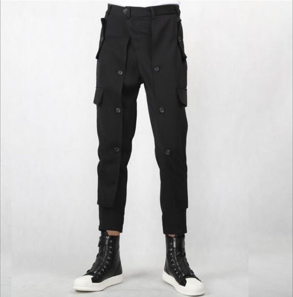 new men's fashion south korean casual joker nine pants original hairstyle hairdresser personality new small feet haren pants, Black
new men's fashion south korean casual joker nine pants original hairstyle hairdresser personality new small feet haren pants, Black