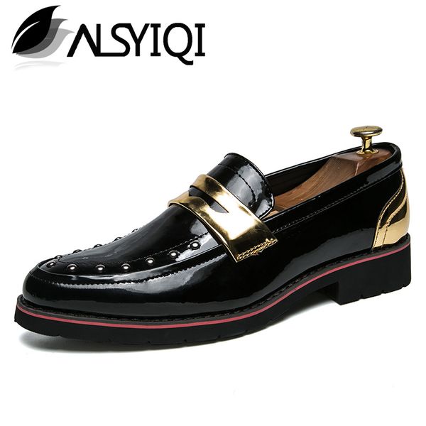 alsyiqi men flat black golden formal patchwork shoe pu leather casual men shoes for man dress shoes 2019 new
alsyiqi men flat black golden formal patchwork shoe pu leather casual men shoes for man dress shoes 2019 new