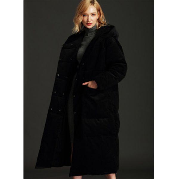 winter women down coat plus size xs-5xl corduroy thick down jacket 2020 women oversize jacket warm coat puffer t345, Black
winter women down coat plus size xs-5xl corduroy thick down jacket 2020 women oversize jacket warm coat puffer t345, Black