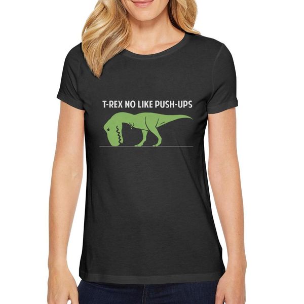 ladies t-rex hates push ups fashion t-shirt design band cotton shirt cute short-sleeved i am unsable t-rex ask me about my clever, White
ladies t-rex hates push ups fashion t-shirt design band cotton shirt cute short-sleeved i am unsable t-rex ask me about my clever, White