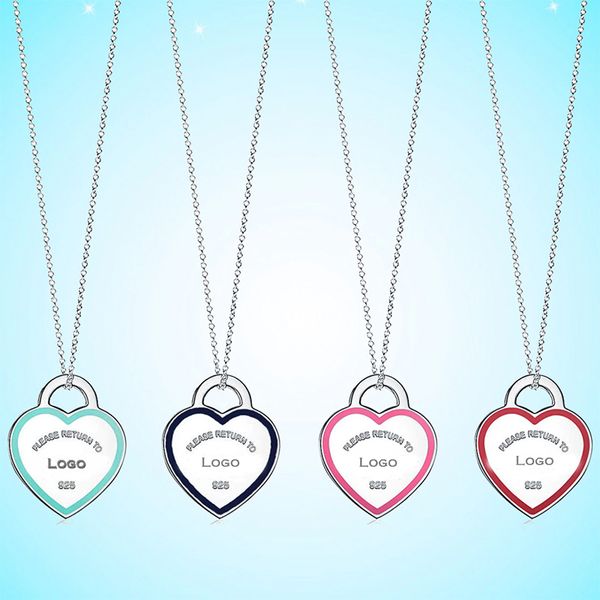 pendants necklace jewelry women original 925 silver heart tag charm necklace return love collares luxury fine jewelry
pendants necklace jewelry women original 925 silver heart tag charm necklace return love collares luxury fine jewelry