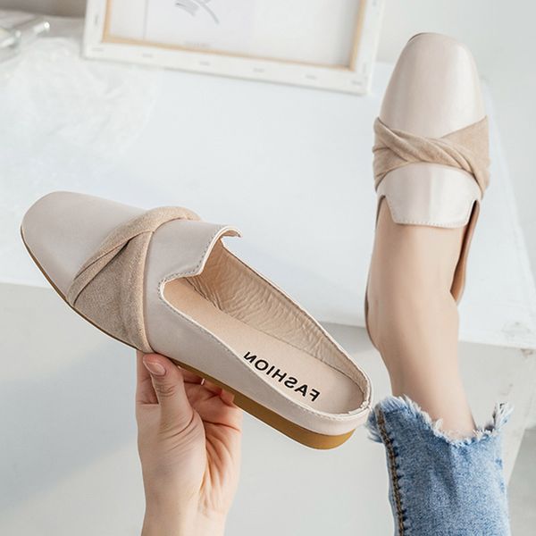 low shoes slippers flat slipers women slides fashion loafers cover toe 2020 luxury rubber pu rome spring basic female shoes, Black
low shoes slippers flat slipers women slides fashion loafers cover toe 2020 luxury rubber pu rome spring basic female shoes, Black