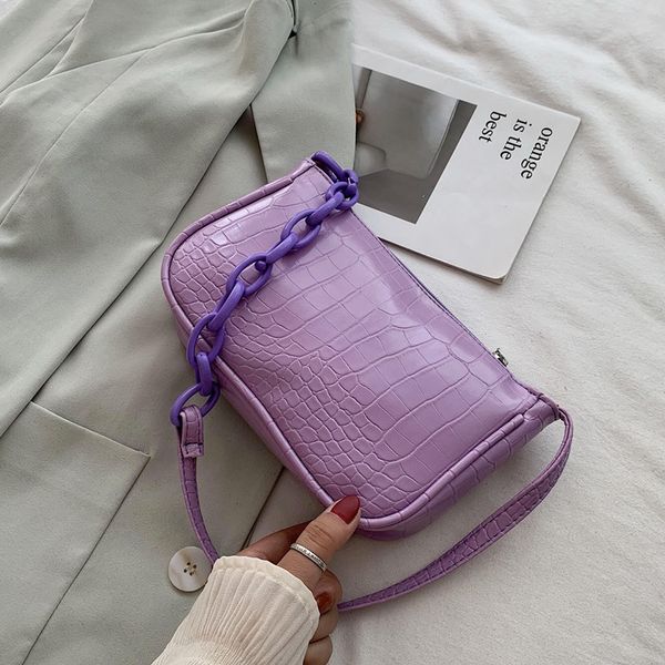candy color chain design small pu leather shoulder bags for women 2020 crocodile pattern handbags female hand bag
candy color chain design small pu leather shoulder bags for women 2020 crocodile pattern handbags female hand bag