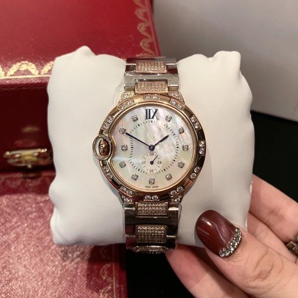 2020 36mm diamond luxury designer watches quartz movement women watches rose gold designer jewelry wristwatch stainless steel strap, Slivery;brown
2020 36mm diamond luxury designer watches quartz movement women watches rose gold designer jewelry wristwatch stainless steel strap, Slivery;brown