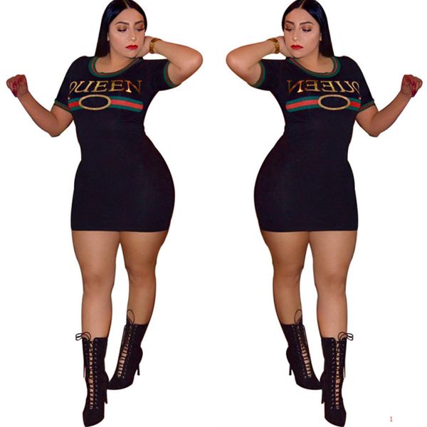 new womens designer dress with letter pattern bodycon clothes rinted dresses for party queen summer slim club dress lll9062102, White;black
new womens designer dress with letter pattern bodycon clothes rinted dresses for party queen summer slim club dress lll9062102, White;black