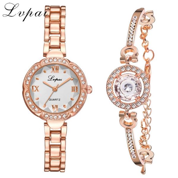 lvpai fashion gold lady wristwatch luxury simple women bracelet watches casual stylish female gift clock 2 pcs set ulzzang style, Slivery;brown
lvpai fashion gold lady wristwatch luxury simple women bracelet watches casual stylish female gift clock 2 pcs set ulzzang style, Slivery;brown