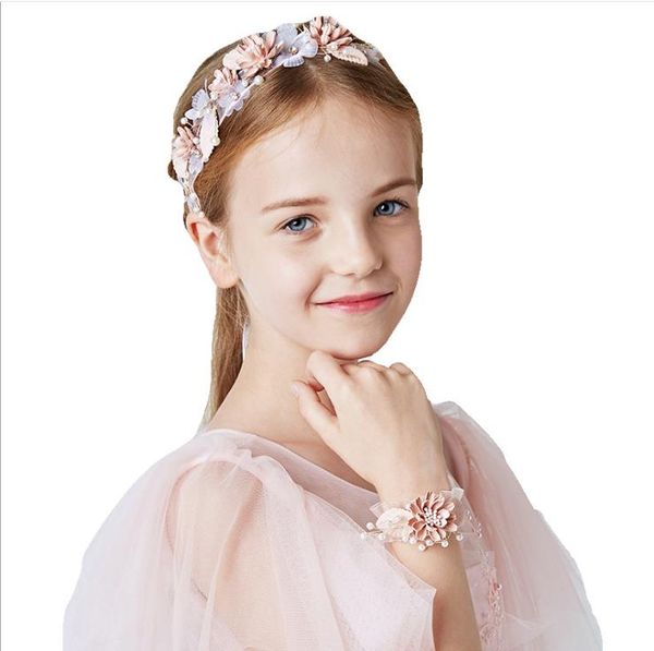 screen pearl hair belt korean children's jewelry princess series new, Silver
screen pearl hair belt korean children's jewelry princess series new, Silver