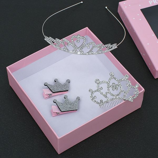 princess baby girl hair accessories child bow hairpins hair clips crystal crown headband gift set headdress baby accessorie, Slivery;white
princess baby girl hair accessories child bow hairpins hair clips crystal crown headband gift set headdress baby accessorie, Slivery;white