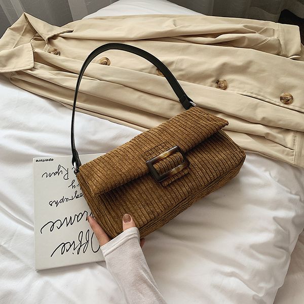 vintage corduroy shoulder bag for women small solid color handbag purses ladies simple crossbody messenger bag bolsas mujer 2019
vintage corduroy shoulder bag for women small solid color handbag purses ladies simple crossbody messenger bag bolsas mujer 2019