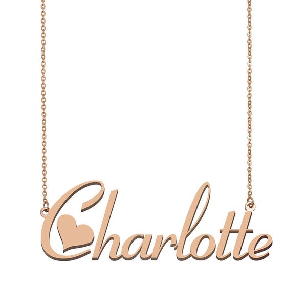 charlotte name necklace pendant for women girls birthday gift custom nameplate kids friends jewelry 18k gold plated stainless steel, Silver
charlotte name necklace pendant for women girls birthday gift custom nameplate kids friends jewelry 18k gold plated stainless steel, Silver