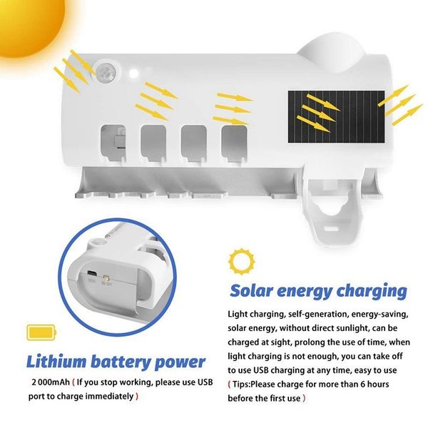 solar uv light ultraviolet toothbrush sterilizer automatic toothpaste dispenser tooth brush holder oral hygiene cleaner bathroom sinks
solar uv light ultraviolet toothbrush sterilizer automatic toothpaste dispenser tooth brush holder oral hygiene cleaner bathroom sinks