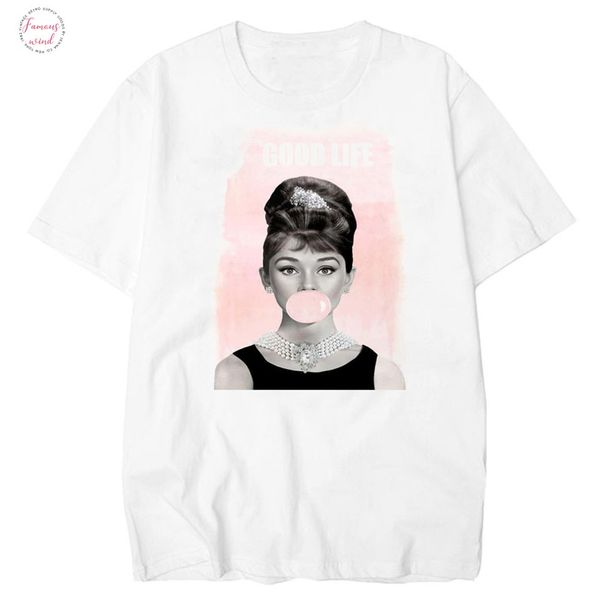 good life t shirt women audrey vintage streetwear funny t shirts fashion harajuku tee shirt casual tshirt top, White
good life t shirt women audrey vintage streetwear funny t shirts fashion harajuku tee shirt casual tshirt top, White