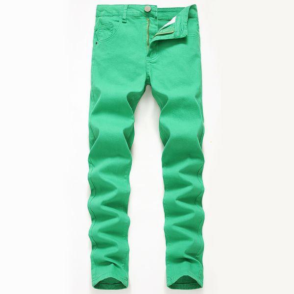 men's elastic jeans fashion slim skinny jeans casual pants trousers jean male green slim pants, Blue
men's elastic jeans fashion slim skinny jeans casual pants trousers jean male green slim pants, Blue