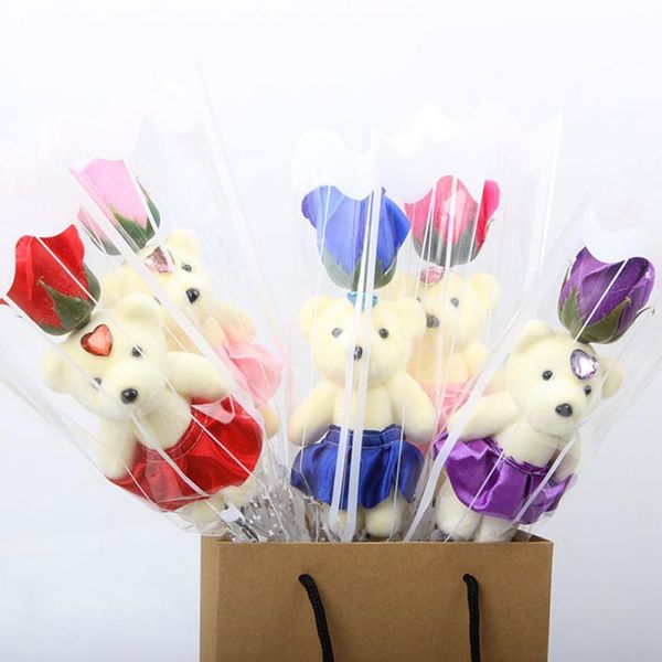 romantic valentine's day creative gift bear rose flower soap cartoon bouquet party wedding decoration multicolor
romantic valentine's day creative gift bear rose flower soap cartoon bouquet party wedding decoration multicolor
