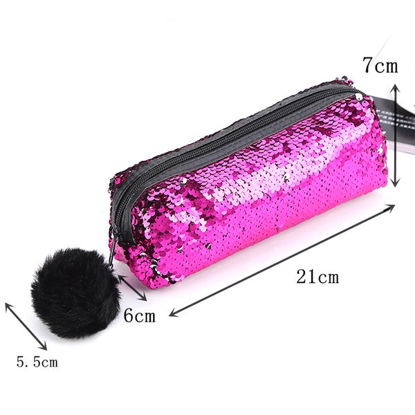 new sequins cosmetic storage bag faux fur plush ball pendant makeup bag fashion multicolor purse pencil case
new sequins cosmetic storage bag faux fur plush ball pendant makeup bag fashion multicolor purse pencil case