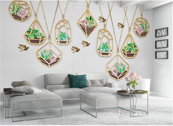 3d wall covering custom mural wallpaper nordic small fresh gold pendant tropical plant bird background wall sticker home decor wall papers
3d wall covering custom mural wallpaper nordic small fresh gold pendant tropical plant bird background wall sticker home decor wall papers