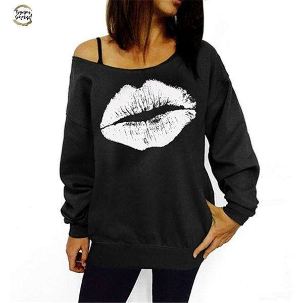 2019 new fashion woman clothes womens casual sweater, lip sweater, long sleeve t shirt jacket drop shipping, White
2019 new fashion woman clothes womens casual sweater, lip sweater, long sleeve t shirt jacket drop shipping, White