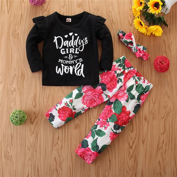 infant baby kids girls letter t-shirt +floral pants +headband outfits cute kids baby girls heat fashion long sleeve set, White
infant baby kids girls letter t-shirt +floral pants +headband outfits cute kids baby girls heat fashion long sleeve set, White