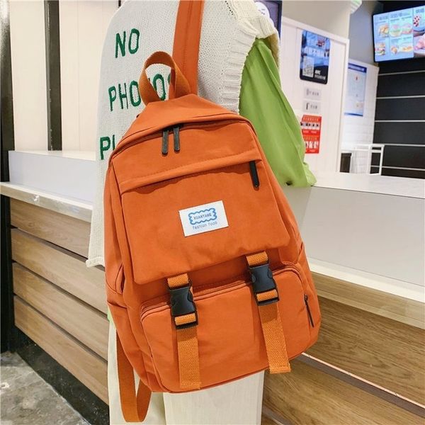 2020 new ladies backpack korean style simple fashion casual solid color large capacity harajuku style women's backpack
2020 new ladies backpack korean style simple fashion casual solid color large capacity harajuku style women's backpack