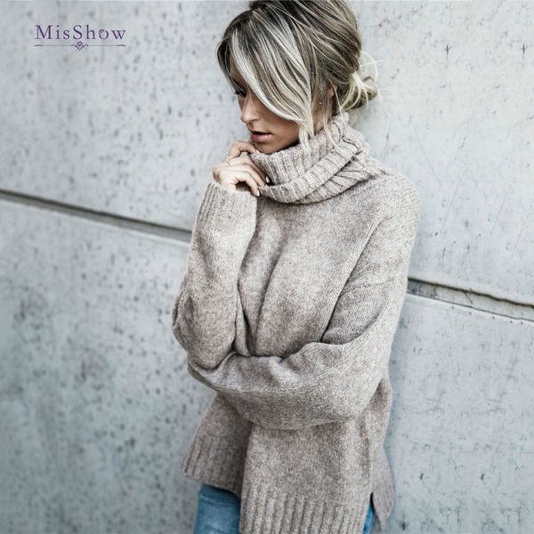 winter high collar sweater long sleeve sweater pulvers pull femme hiver woman pullovers overcoat, Black
winter high collar sweater long sleeve sweater pulvers pull femme hiver woman pullovers overcoat, Black