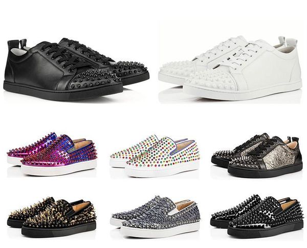 ace designer fashion luxury red bottom studded spikes flats shoes for men women glitter party lovers genuine leather casual sneakers x02, Black
ace designer fashion luxury red bottom studded spikes flats shoes for men women glitter party lovers genuine leather casual sneakers x02, Black