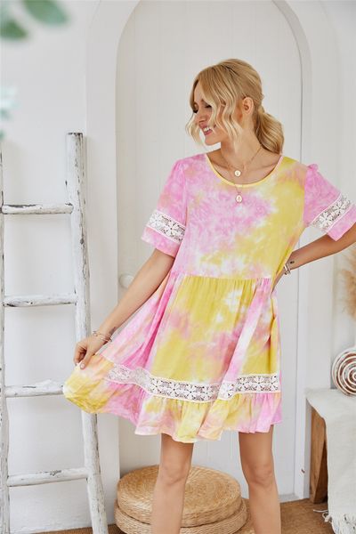 womens summer dresses irregular tie dye floral seaside dresses holiday loose casual pleated mini dresses summer basic womens designer dress, Black;gray
womens summer dresses irregular tie dye floral seaside dresses holiday loose casual pleated mini dresses summer basic womens designer dress, Black;gray