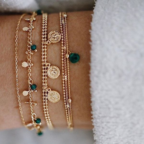 6pcs/set new bohemian creative character disc bracelets for women blue crystal water drop pendant bracelet set female jewelry, Black
6pcs/set new bohemian creative character disc bracelets for women blue crystal water drop pendant bracelet set female jewelry, Black