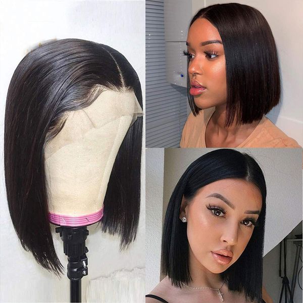 lace front wig short bob full lace human hair wig natural color preplucked hairline with baby hair 8~14inches swiss lace for black women, Black;brown
lace front wig short bob full lace human hair wig natural color preplucked hairline with baby hair 8~14inches swiss lace for black women, Black;brown