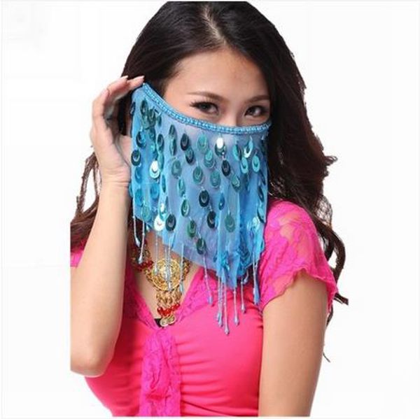 women belly dance face veils with peacock sequin beads belly dancing veil 9 colors for women dance clothes, Black;red
women belly dance face veils with peacock sequin beads belly dancing veil 9 colors for women dance clothes, Black;red