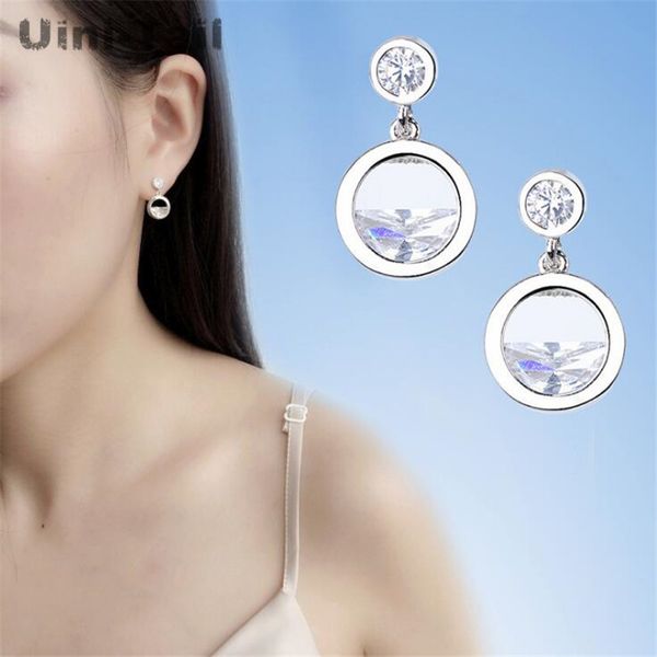 new 925 sterling silver simple one wang qingquan earrings literary hollow circle earrings creative net red earring, Golden;silver
new 925 sterling silver simple one wang qingquan earrings literary hollow circle earrings creative net red earring, Golden;silver